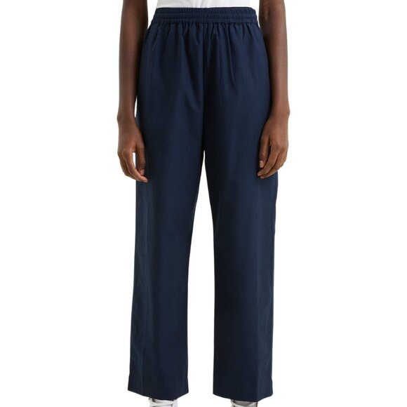 French Connection Alania Lyocell Blend Trouser Marine Blue - Picture 1 of 12